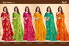 Red Velvet Vol 72 By Ruchi Chiffon Saree Wholesale In India